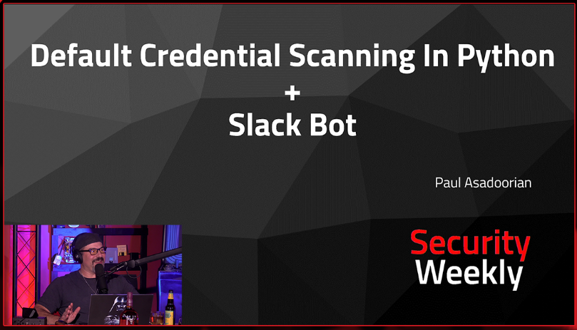 Scanning For Default Credentials With Python
